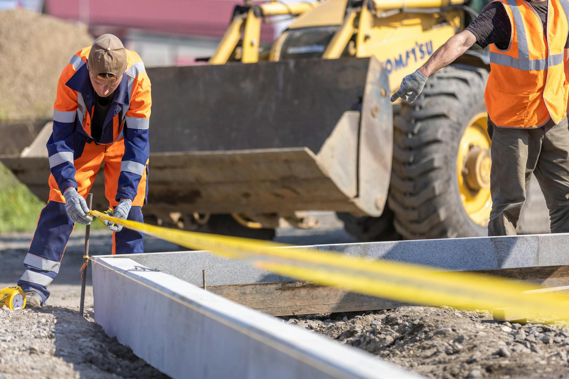 Luchtinspectie van civiel infrastructuurtracé